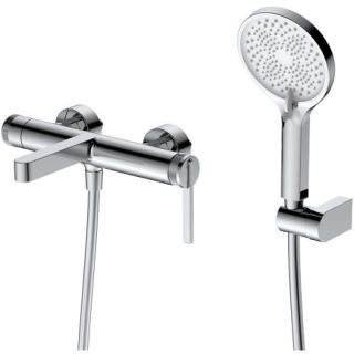 Смеситель для ванны с душем DQ Bonn короткий излив хром (DA1703201)